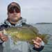 This is an average size Small mouth bass for Lake Erie during the trophy season during May and Early June.